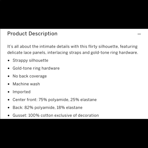 Micro and lace crystal detail thong panty - Picture 5 of 6